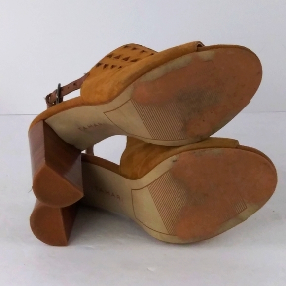 Tahari Marvel block maple sandals women size 6 - Picture 7 of 8